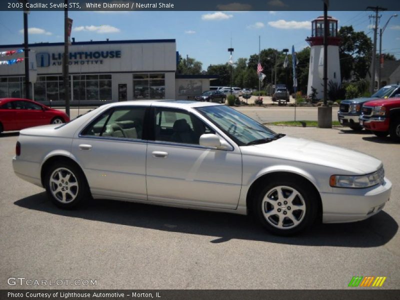 White Diamond / Neutral Shale 2003 Cadillac Seville STS