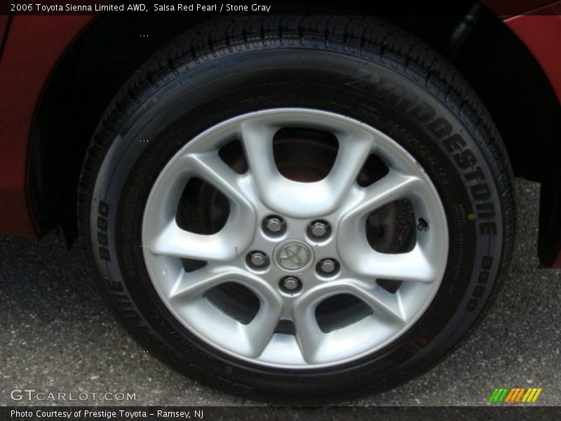 Salsa Red Pearl / Stone Gray 2006 Toyota Sienna Limited AWD
