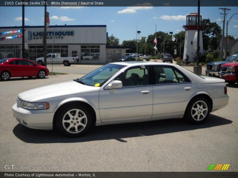 White Diamond / Neutral Shale 2003 Cadillac Seville STS