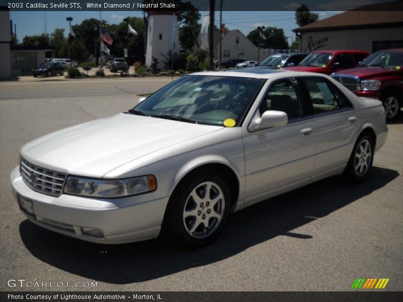 White Diamond / Neutral Shale 2003 Cadillac Seville STS