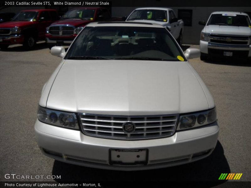 White Diamond / Neutral Shale 2003 Cadillac Seville STS