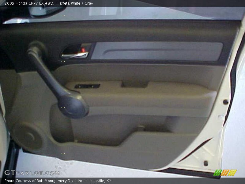 Taffeta White / Gray 2009 Honda CR-V EX 4WD