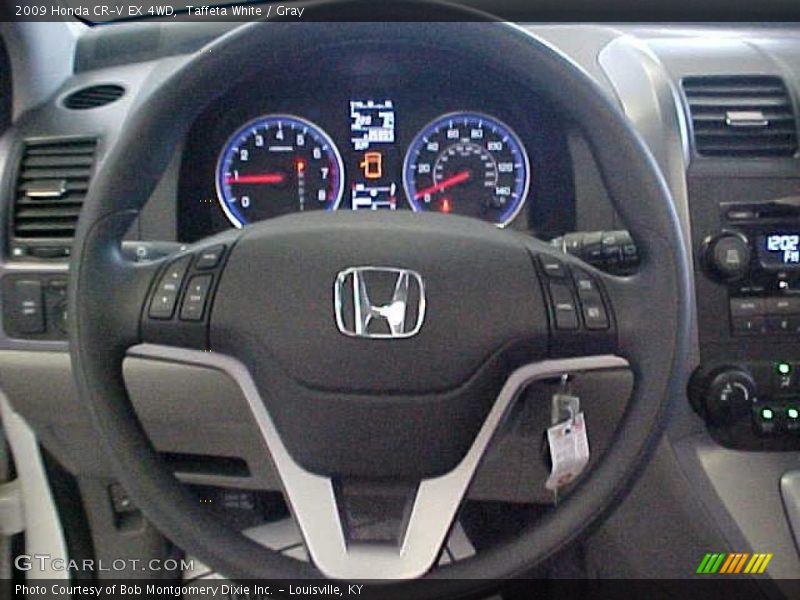 Taffeta White / Gray 2009 Honda CR-V EX 4WD