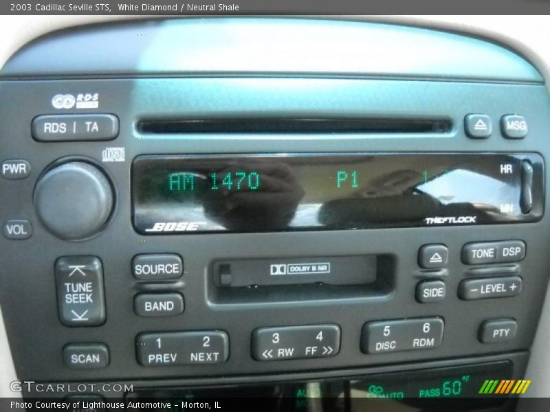 White Diamond / Neutral Shale 2003 Cadillac Seville STS