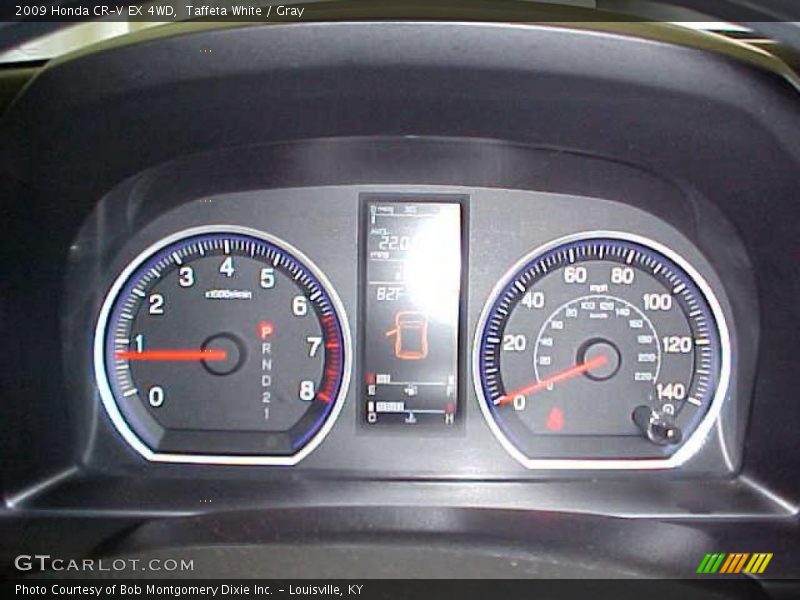 Taffeta White / Gray 2009 Honda CR-V EX 4WD