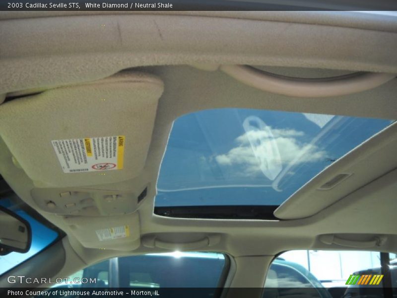White Diamond / Neutral Shale 2003 Cadillac Seville STS