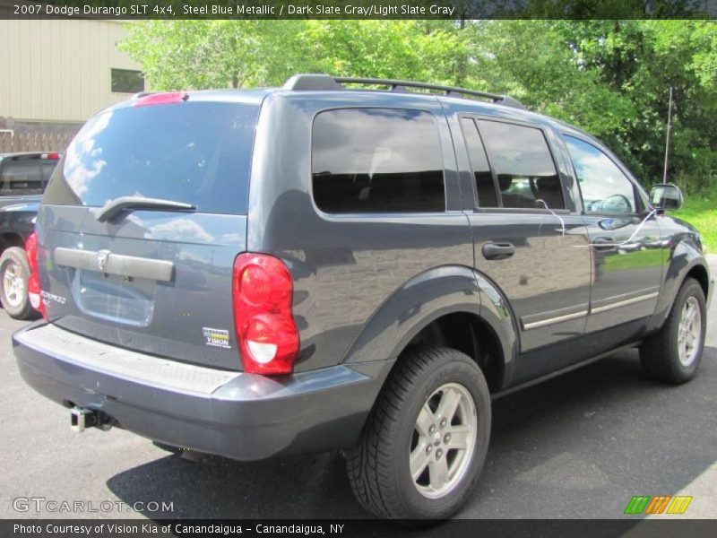 Steel Blue Metallic / Dark Slate Gray/Light Slate Gray 2007 Dodge Durango SLT 4x4