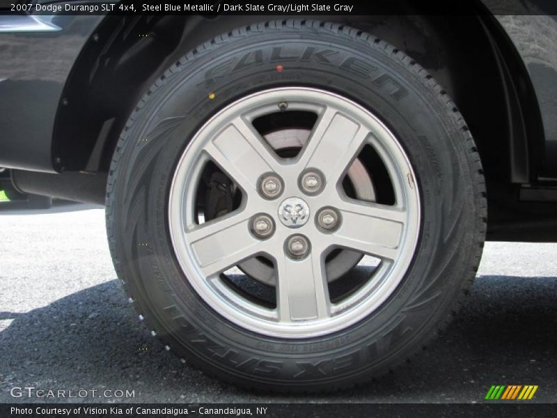 Steel Blue Metallic / Dark Slate Gray/Light Slate Gray 2007 Dodge Durango SLT 4x4