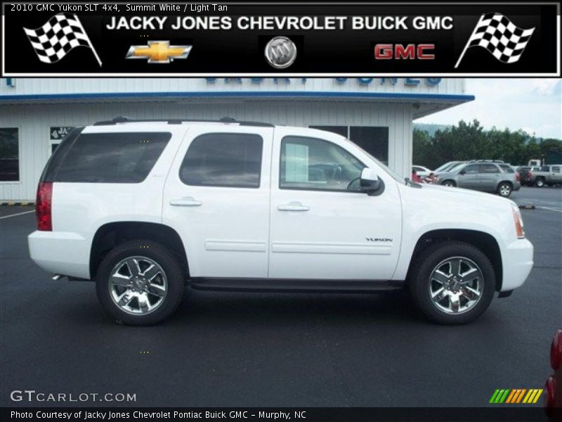 Summit White / Light Tan 2010 GMC Yukon SLT 4x4