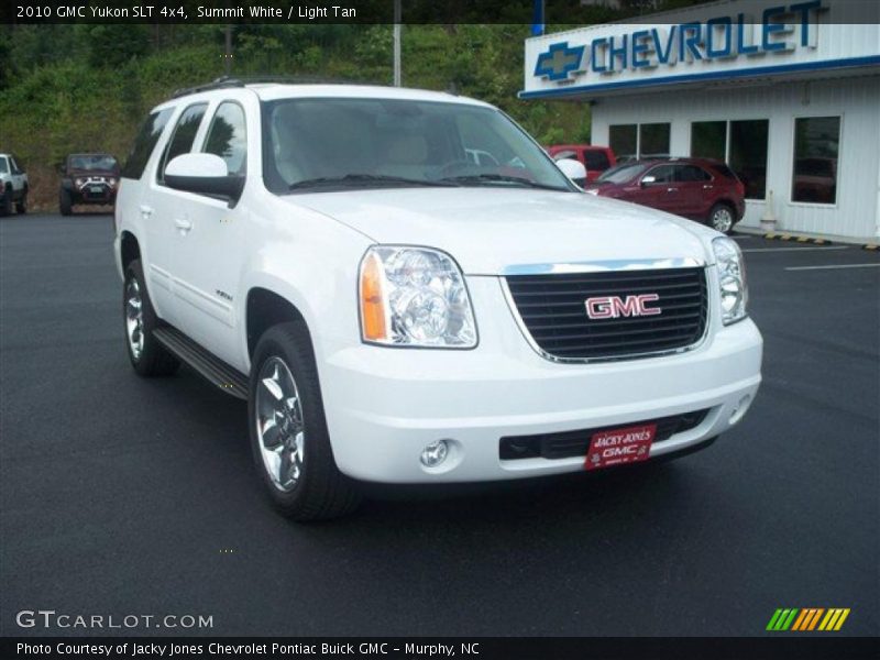 Summit White / Light Tan 2010 GMC Yukon SLT 4x4
