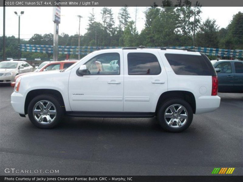 Summit White / Light Tan 2010 GMC Yukon SLT 4x4