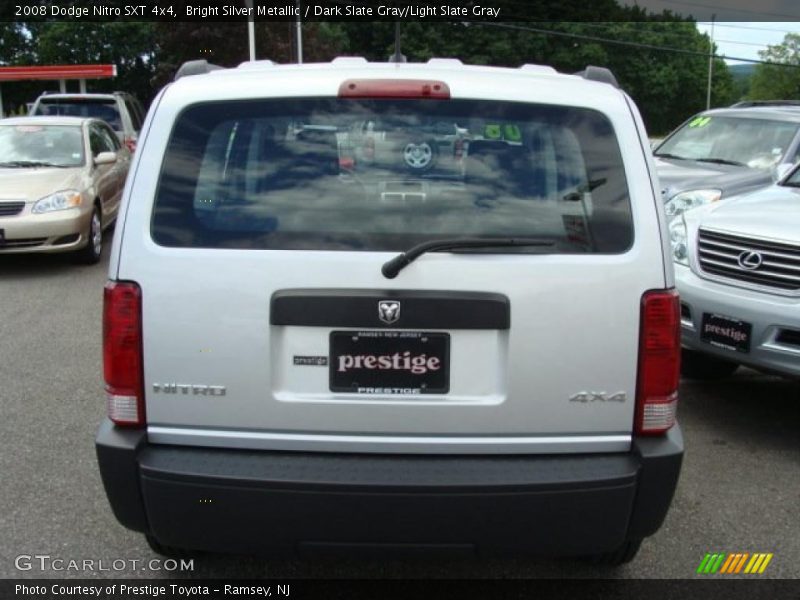 Bright Silver Metallic / Dark Slate Gray/Light Slate Gray 2008 Dodge Nitro SXT 4x4