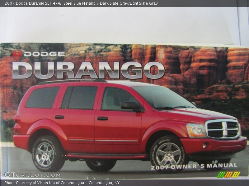 Steel Blue Metallic / Dark Slate Gray/Light Slate Gray 2007 Dodge Durango SLT 4x4