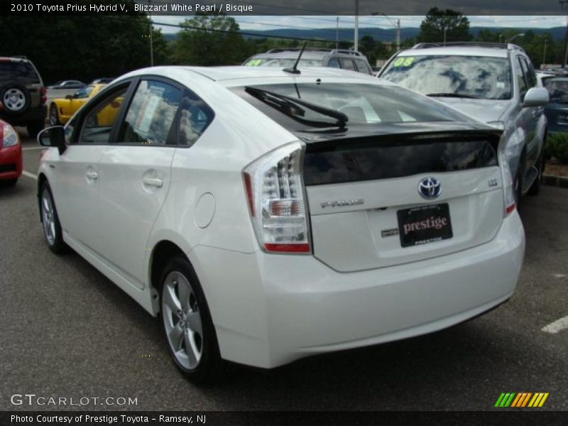 Blizzard White Pearl / Bisque 2010 Toyota Prius Hybrid V