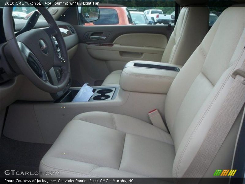 Summit White / Light Tan 2010 GMC Yukon SLT 4x4