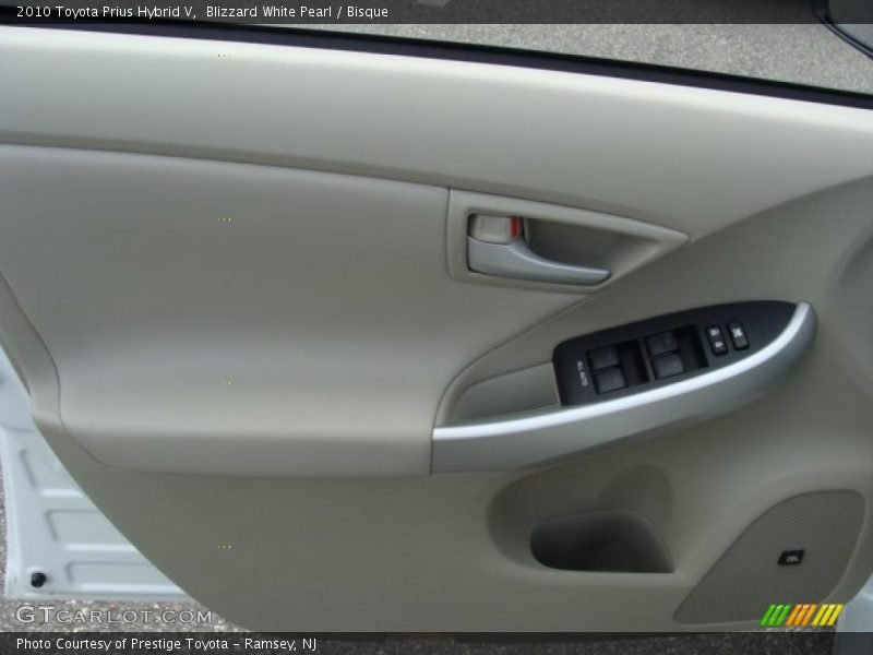 Blizzard White Pearl / Bisque 2010 Toyota Prius Hybrid V