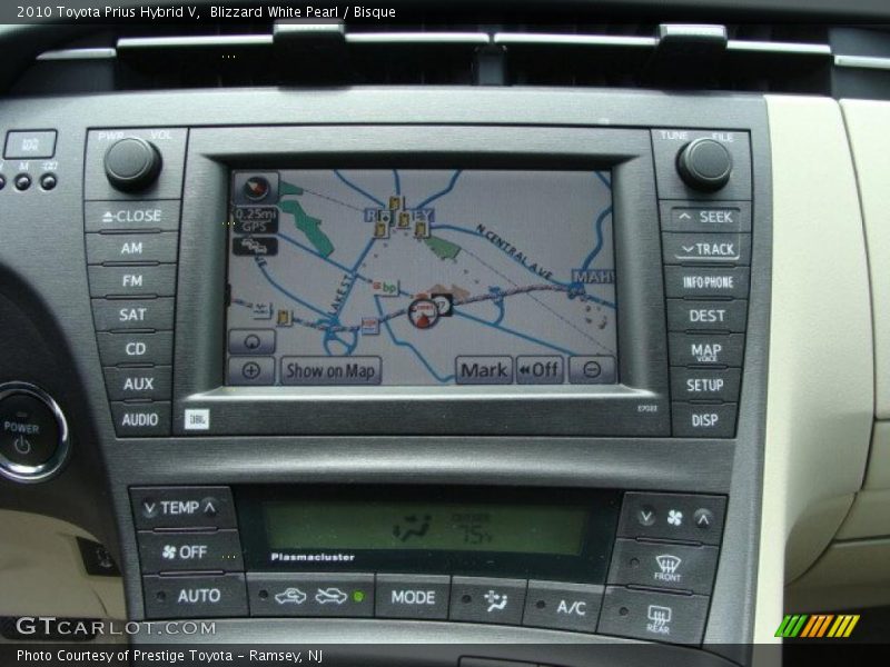 Blizzard White Pearl / Bisque 2010 Toyota Prius Hybrid V