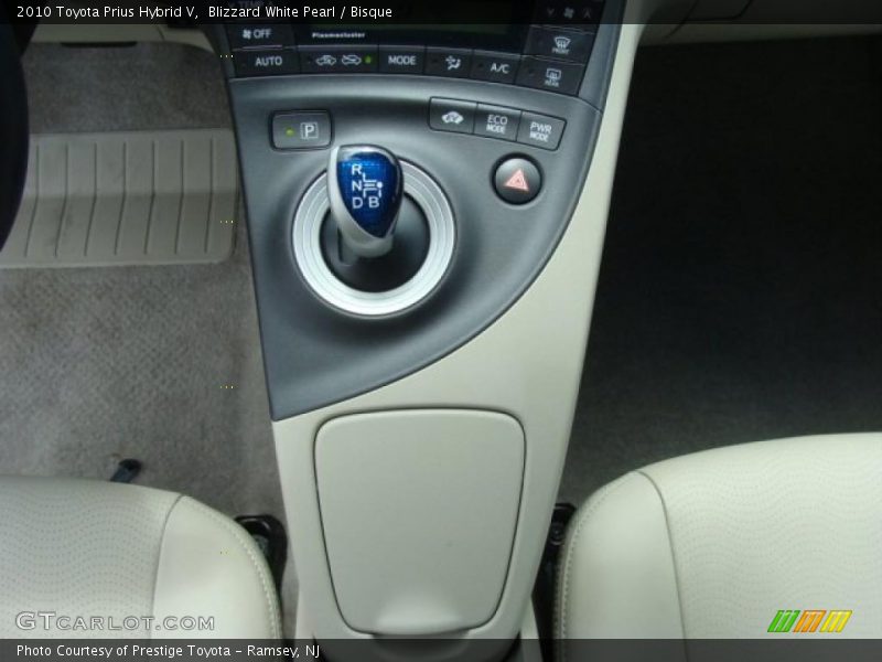 Blizzard White Pearl / Bisque 2010 Toyota Prius Hybrid V
