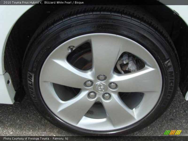 Blizzard White Pearl / Bisque 2010 Toyota Prius Hybrid V