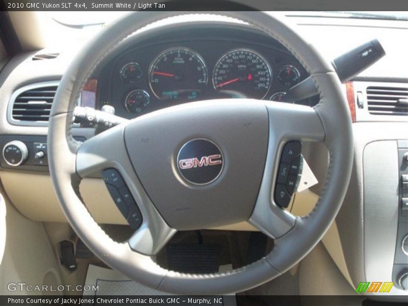 Summit White / Light Tan 2010 GMC Yukon SLT 4x4