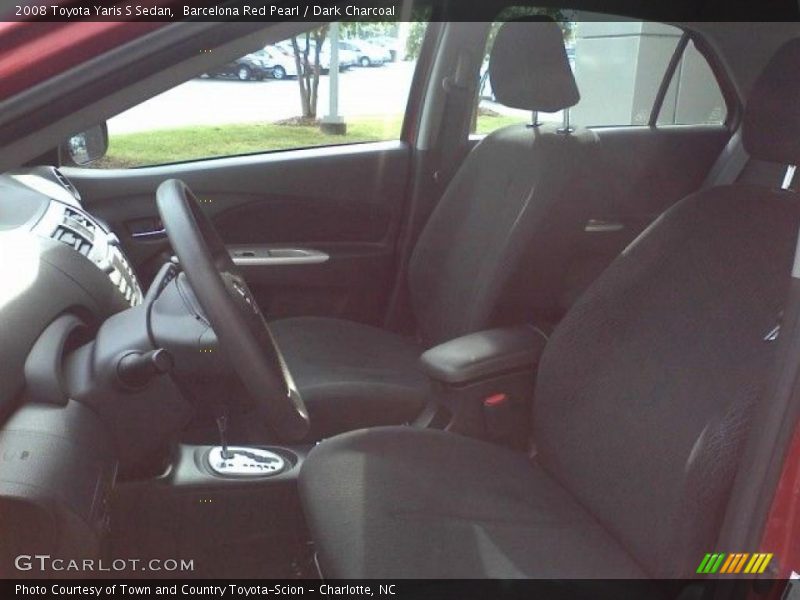 Barcelona Red Pearl / Dark Charcoal 2008 Toyota Yaris S Sedan