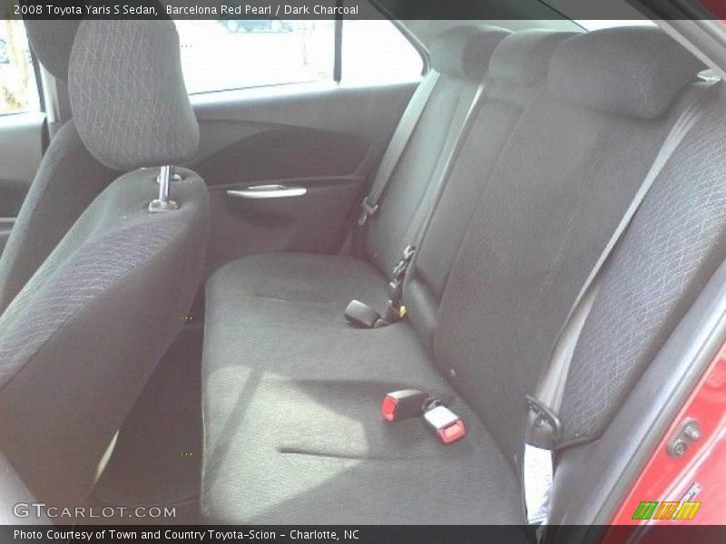 Barcelona Red Pearl / Dark Charcoal 2008 Toyota Yaris S Sedan