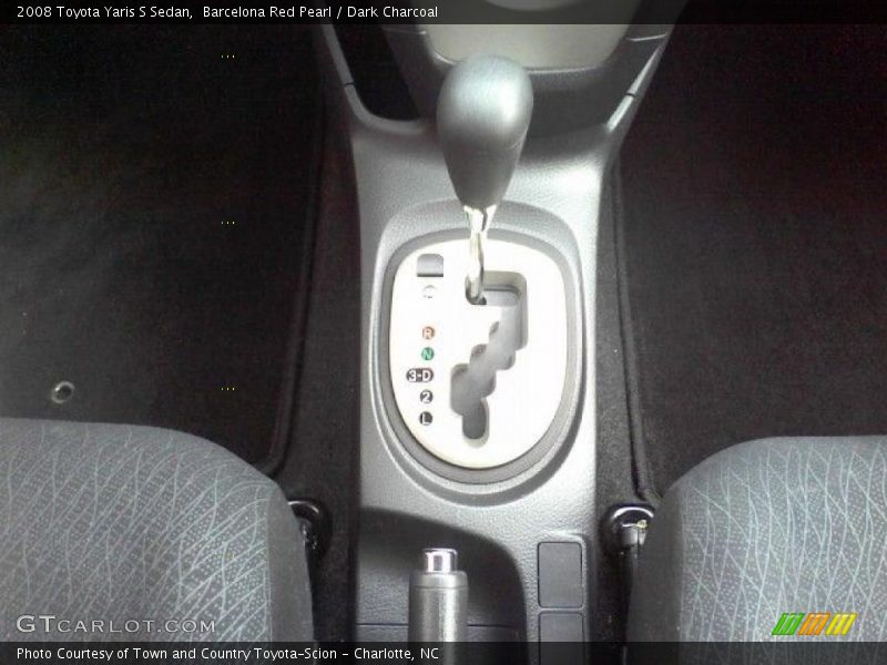 Barcelona Red Pearl / Dark Charcoal 2008 Toyota Yaris S Sedan