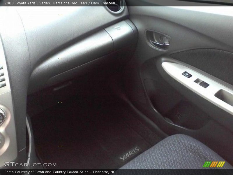 Barcelona Red Pearl / Dark Charcoal 2008 Toyota Yaris S Sedan