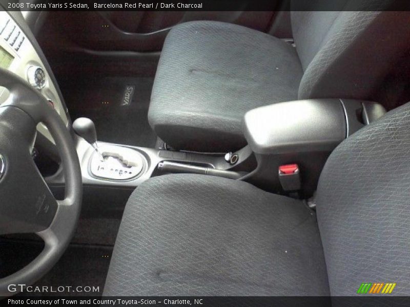 Barcelona Red Pearl / Dark Charcoal 2008 Toyota Yaris S Sedan
