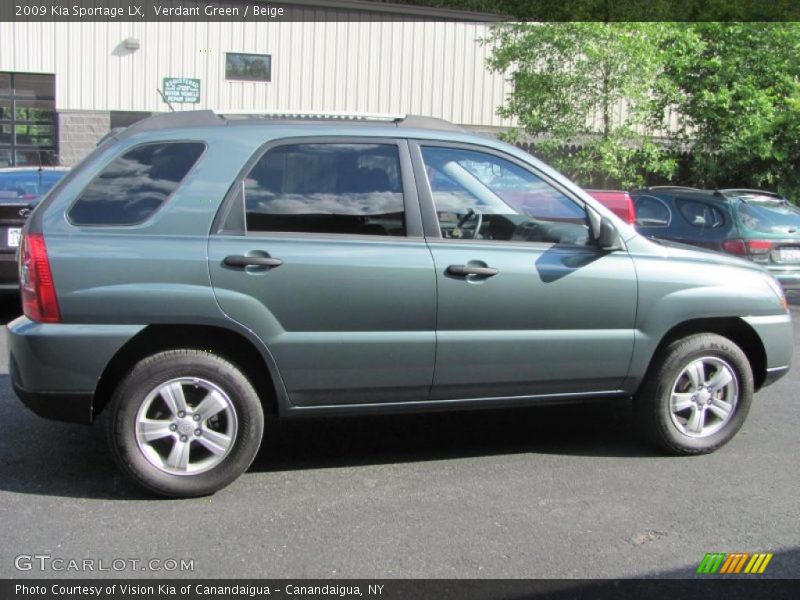 Verdant Green / Beige 2009 Kia Sportage LX