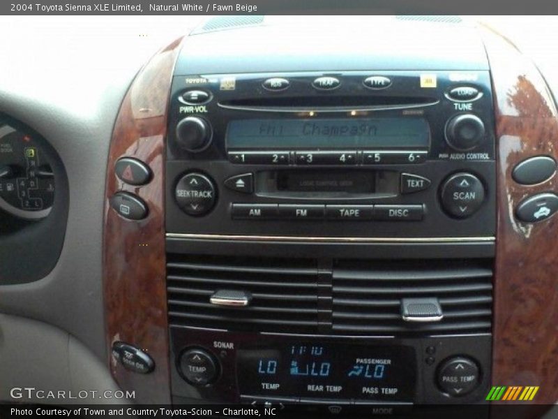 Natural White / Fawn Beige 2004 Toyota Sienna XLE Limited