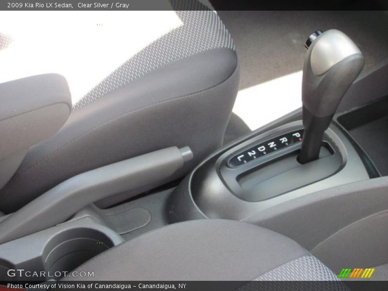 Clear Silver / Gray 2009 Kia Rio LX Sedan
