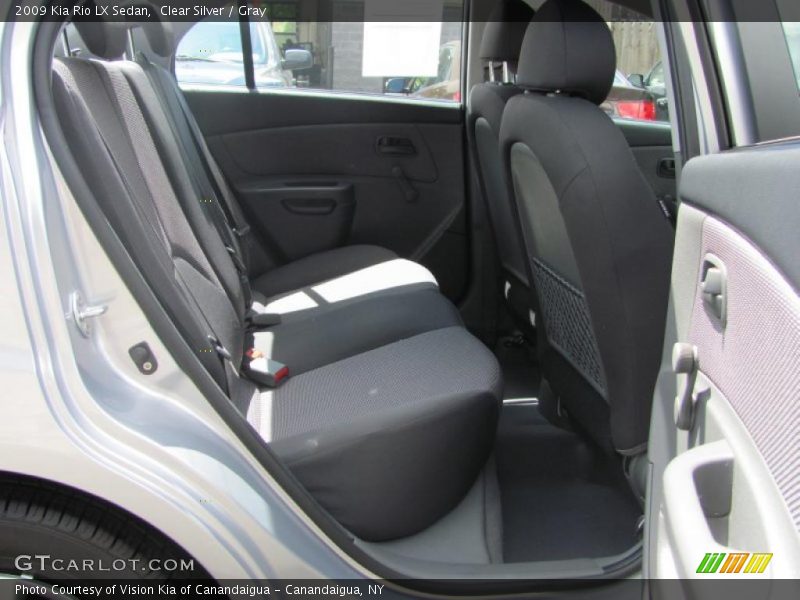 Clear Silver / Gray 2009 Kia Rio LX Sedan