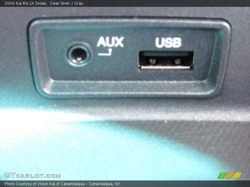 Clear Silver / Gray 2009 Kia Rio LX Sedan