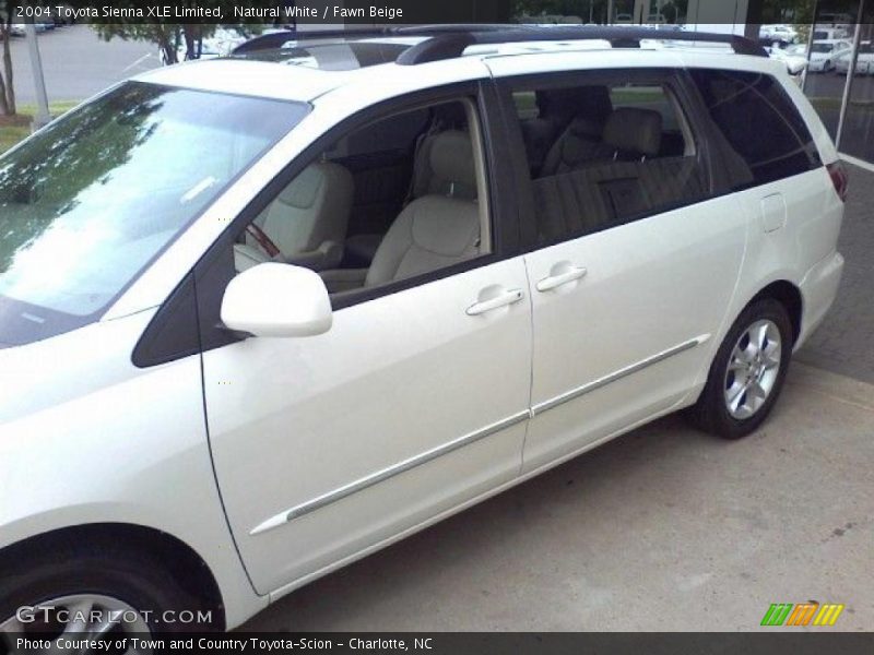 Natural White / Fawn Beige 2004 Toyota Sienna XLE Limited
