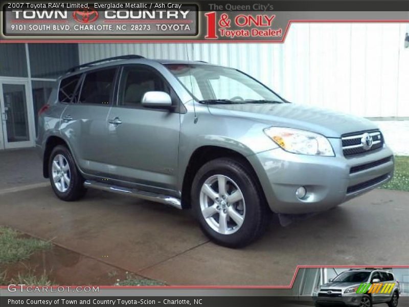 Everglade Metallic / Ash Gray 2007 Toyota RAV4 Limited