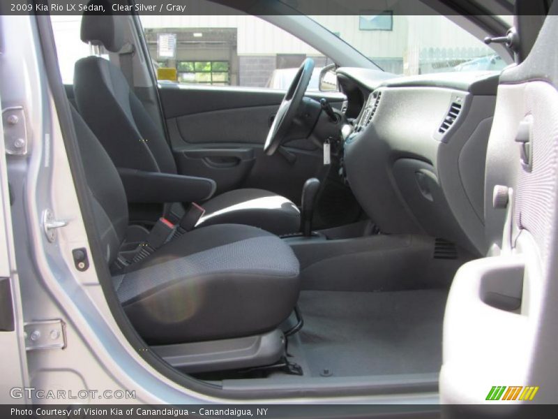 Clear Silver / Gray 2009 Kia Rio LX Sedan