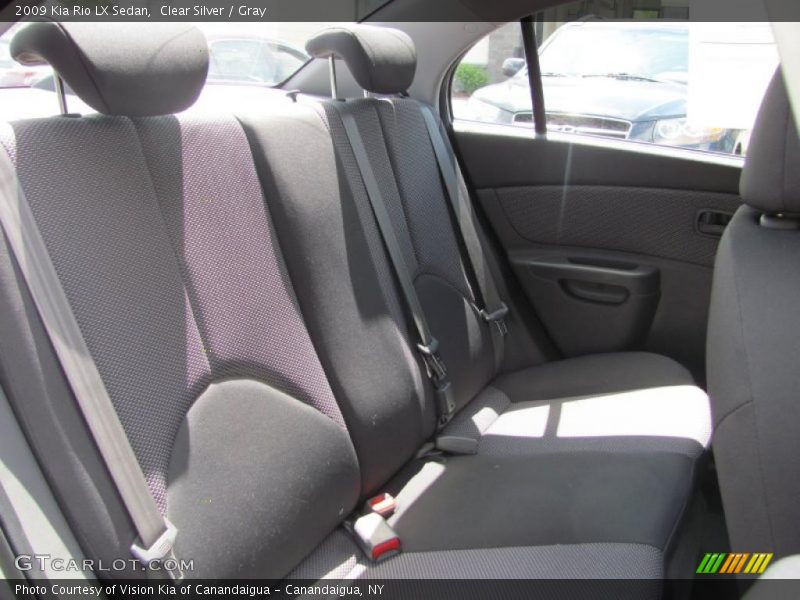 Clear Silver / Gray 2009 Kia Rio LX Sedan