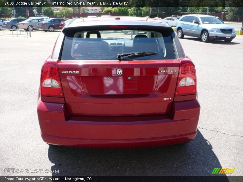 Inferno Red Crystal Pearl / Dark Slate Gray 2009 Dodge Caliber SXT