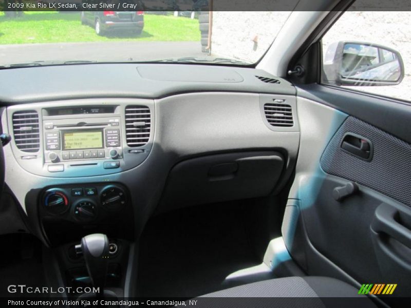Clear Silver / Gray 2009 Kia Rio LX Sedan