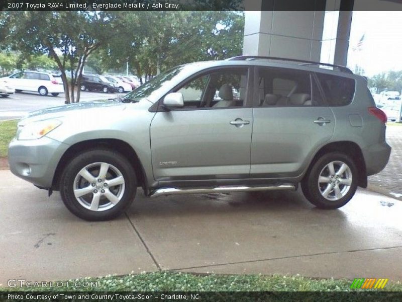 Everglade Metallic / Ash Gray 2007 Toyota RAV4 Limited