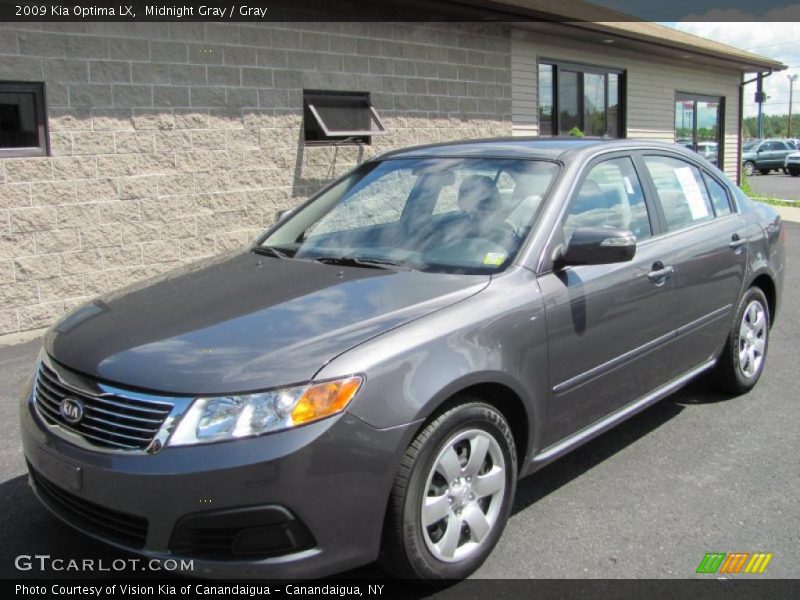 Midnight Gray / Gray 2009 Kia Optima LX