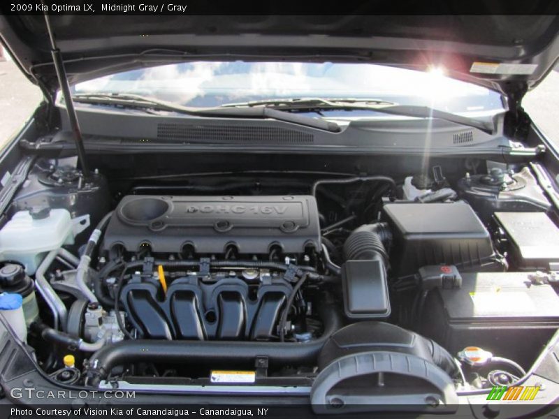 Midnight Gray / Gray 2009 Kia Optima LX