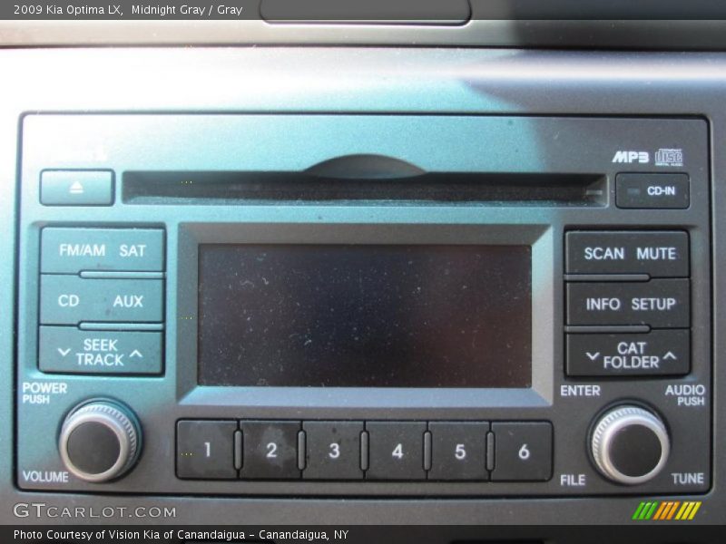 Midnight Gray / Gray 2009 Kia Optima LX