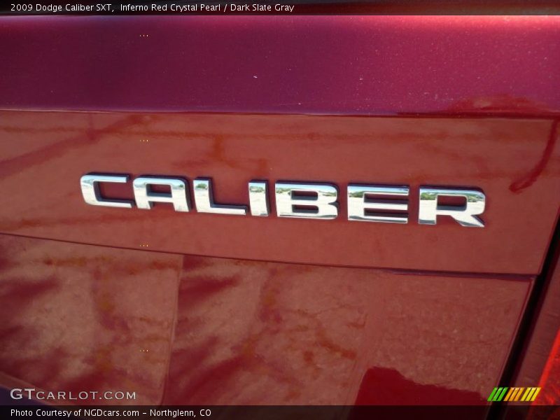Inferno Red Crystal Pearl / Dark Slate Gray 2009 Dodge Caliber SXT