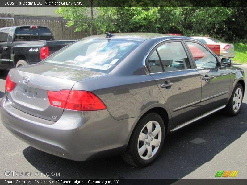 Midnight Gray / Gray 2009 Kia Optima LX