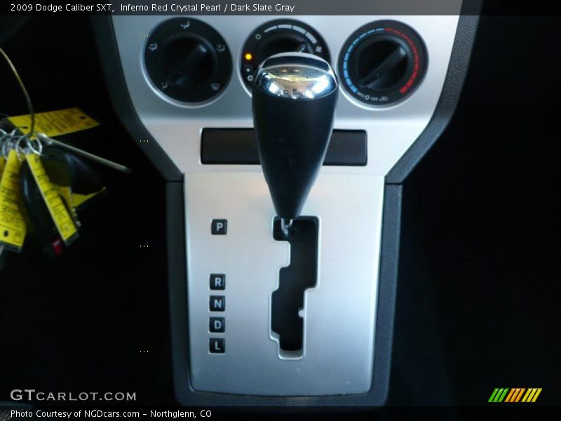 Inferno Red Crystal Pearl / Dark Slate Gray 2009 Dodge Caliber SXT