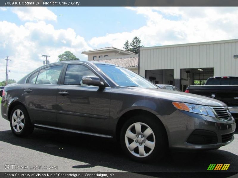 Midnight Gray / Gray 2009 Kia Optima LX