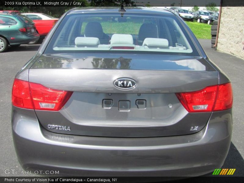 Midnight Gray / Gray 2009 Kia Optima LX