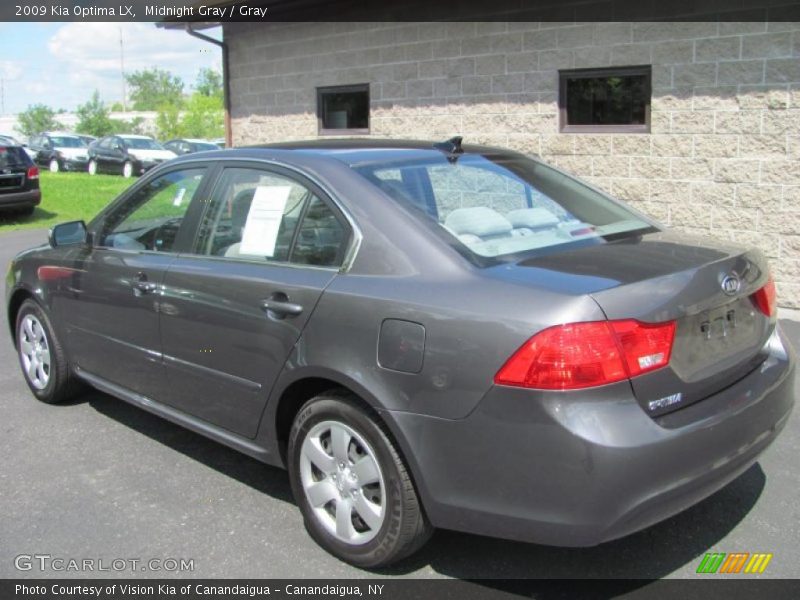 Midnight Gray / Gray 2009 Kia Optima LX